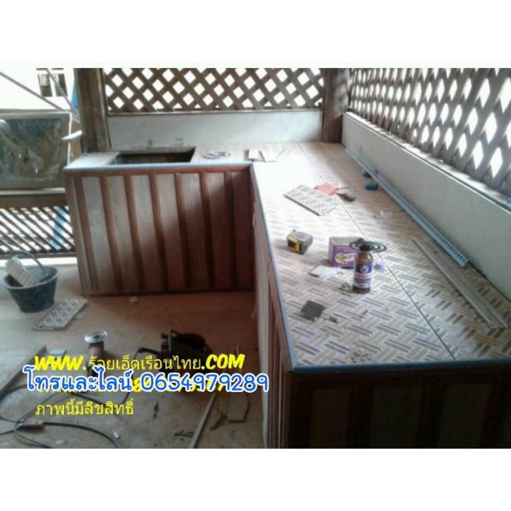 บ้านระเบียงข้างแบบที่17 ขนาด 5.5×7+ศาลาไม้ บ้านระเบียงข้างแบบที่17 ขนาด 5.5×7+ศาลาไม้